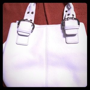 Tignanello white handbag